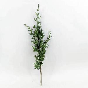 Tallo de <span class=keywords><strong>enebro</strong></span> de fábrica, tallo de <span class=keywords><strong>pino</strong></span> y ciprés, plantas artificiales verdes personalizadas, venta al por mayor - Product Image 1