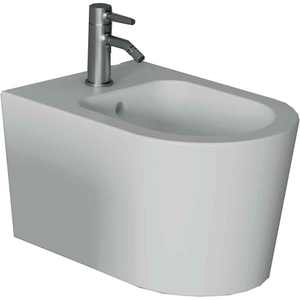 อ่างอาบน้ำโถสุขภัณฑ์แขวนผนังทรงสี่เหลี่ยมแบบหลุมเดียว - Product Image 1