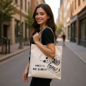 Tùy Chỉnh Thân Thiện Với Môi Vải Sling Túi Thư Mô Hình Biểu Tượng Tùy Chỉnh In Bền Không Dệt Nắp Kéo <span class=keywords><strong>Tote</strong></span> Cho Mua Sắm - Product Image 3