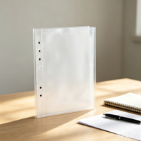 Recharge d'album pour affiches miniatures, personnalisée, ultra-transparente, rigide, en PP, pour classeur à anneaux RINGNOTE, pour l'organisation de 10 affiches Kpop EXO Jisoo Solo