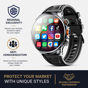 Montre connectée Android 4G H18 avec écran de 1,85 pouce et batterie de 1100 mAh, caméra, prend en charge iOS, personnalisation <span class=keywords><strong>Fac</strong></span>, modèle 2026 - Product Image 5