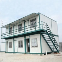 Maisons préfabriquées de luxe, 5 chambres, 3 salles de bain, conteneurs sanitaires, conteneurs de présentation en kit, à vendre