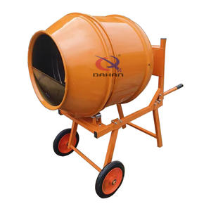 Mezcladora de Eje Rotatorio, Mezcladora de Cemento y Concreto Eléctrica Pequeña y Portátil para Obras de Construcción - Product Image 3