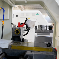 Hoge Kwaliteit Hobbybank Ijzeren Gat Cnc Draaibank Draaibank Draaicentrum Met Originele Controller