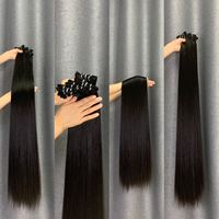 Grossiste de mèches de cheveux naturels vietnamiens et indiens, extensions de cheveux humains Remy doublement étirés, mèches de cheveux vierges à cuticules alignées