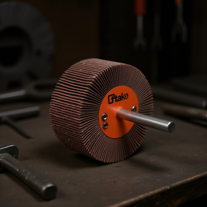 Ttake Abrasive Flap <b>Wheel</b> 25x15 Mm 240 Grit 3 Mm Shaft For Metal <b>Grinding</b> - Product Image 3