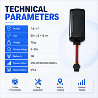 Traceur GPS P4-4P 2G pour voiture, camion, bus, flotte, moto – Système de suivi en temps réel avec plateforme gratuite et support inclus