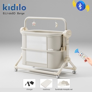 Lit bébé pliant électrique apaisant pour nouveau-nés Summer Infants, berceau en métal au design minimaliste, modèle 527, fabriqué en Chine, vente en gros - Product Image 6