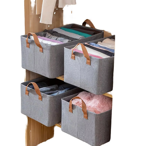 Organizzatore per Vestiti Ecologico Moderno Pieghevole e Lavabile in Tessuto con Maniglia per Armadi e Cassetti - Product Image 4