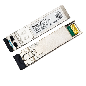 SFP + 10g bidi LC Simplex/Duplex thu phát quang mô-đun 300M-110km MMF/SMF nhà máy OEM cho sợi quang thiết bị - Product Image 1