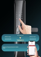 Cerradura Inteligente Automática Antirrobo con Huella Dactilar, Código, Tarjeta, Memoria, Almacenamiento en la Nube, Wi-Fi, Seguridad Grado C, Tuya