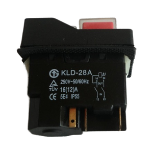 สวิตช์สว่าน DLK KLD-28A 5 ขา IP55 ปุ่มกดรีเลย์ แรงดันไฟฟ้า 20A กระแสสลับ  สภาพใหม่ - Product Image 4