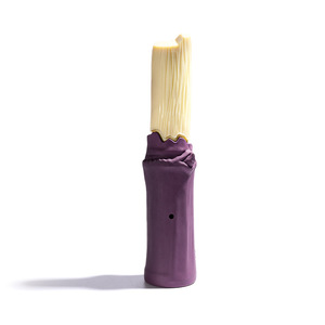 Juguete para Perros Dispensador de Golosinas de Caña de Azúcar Serie Frutas, Morado y Blanco, Palo Masticable Interactivo para Limpieza Dental, Juguetes para Mascotas - Product Image 1