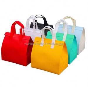 Bolsa Térmica para Alimentos Personalizada al por Mayor, Ecológica, Impermeable, para Llevar Comida a Domicilio, Aislada, de Tela No Tejida, con Logotipo - Product Image 1