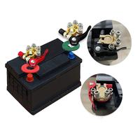 Connecteur de bornes de batterie de voiture 24V en alliage de zinc à déconnexion rapide 4 voies (positif/négatif)