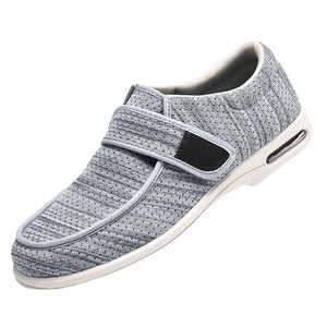 Mocasines Textiles Ligeros con Cierre de Velcro, Parte Superior de Malla Transpirable, Soporte para el Arco del Pie, Antideslizantes, Zapatos Sin Cordones para Hombre, para Todas las Temporadas - Product Image 1