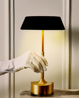 Lampe de table haut de gamme personnalisée pour hôtels cinq étoiles, rechargeable sans fil, autonomie ultra-longue de 5200 mAh
