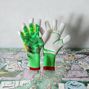 Gants de gardien de but de football professionnels LIAO pour hommes, protection des doigts, cuir, fermeture à cordon réglable, modèle SX-03, moins cher - Product Image 3