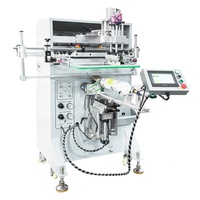 Máquina de Serigrafía Semiautomática para Botellas con Pantalla Táctil y Posicionamiento Automático de Cilindros - ¡Oferta!