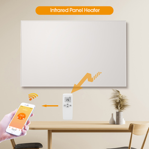 230V dễ dàng nhà di động EU UK carbon pha lê hồng ngoại Bảng điều khiển ánh sáng Yoga Trần 1000W nóng Yoga phòng tường nóng điện trắng - Product Image 3