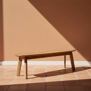 มิซูกิ ม้านั่งไม้สไตล์สแกนดิเนเวียนแบบมินิมอล ผลิตจากไม้ธรรมชาติแท้ สำหรับใช้ในห้องรับประทานอาหารและเฟอร์นิเจอร์บ้าน - Product Image 5