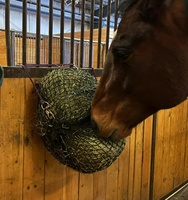 Équipement d'alimentation directe pour chevaux toute la journée, filet à foin, sac à foin pour chevaux avec logo personnalisé