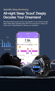 Mens שעון ספורט שעון צלילה צורה גבוהה 3 אטם עמיד למים פנס בהיר ללכת יותר אלגוריתם שעונים חכמים - Product Image 5