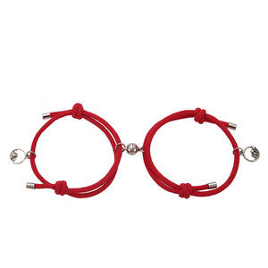 Pulsera de Mejores Amigos, Pulsera Magnética para Parejas, Pulsera de Amor a Distancia <span class=keywords><strong>con</strong></span> Cuentas y Letras para Parejas - Product Image 3
