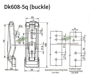 Accessoires de voiture de sport de plage Rv, <span class=keywords><strong>attache</strong></span> en caoutchouc noir pour RV, accessoires de bouton réglables - Product Image 6