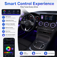 Kit d'éclairage d'ambiance 64 couleurs 12V pour Mercedes-Benz Classe C GLC X253 W205 (2014-2021) Garantie 1 an