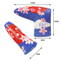 Housse de protection pour putter de golf en cuir PU imperméable de qualité supérieure avec fermeture magnétique et broderie 3D - Accessoires de golf prêts à offrir