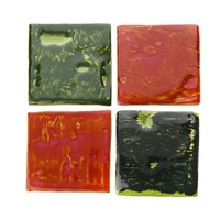 Collection de carreaux Zellige artisanaux moulés à la main, en terre cuite émaillée sur mesure, pour murs d'appartements de luxe, résistants à l'usure, antidérapants, modernes