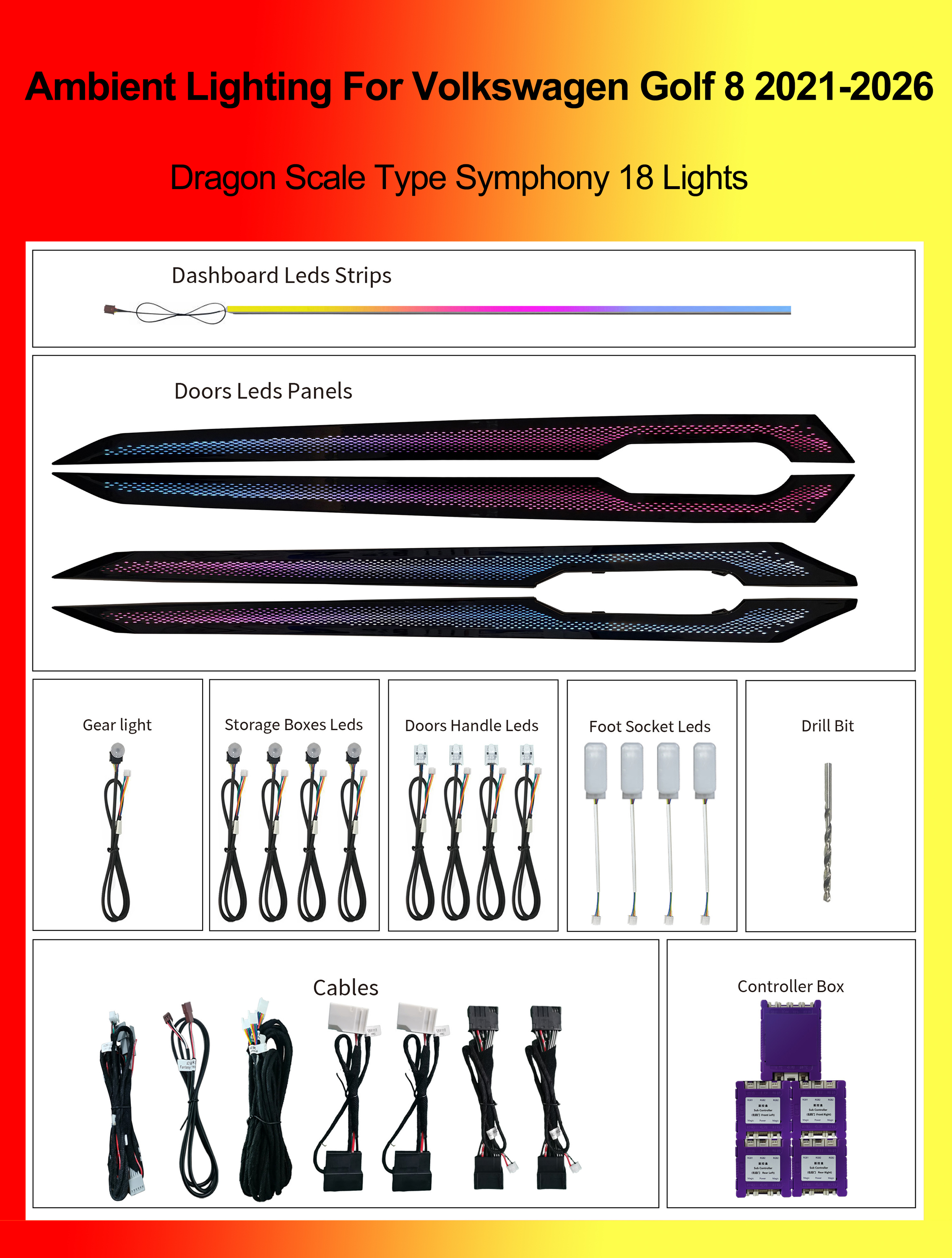 Dragon Scale Type Symphony 18 Lights