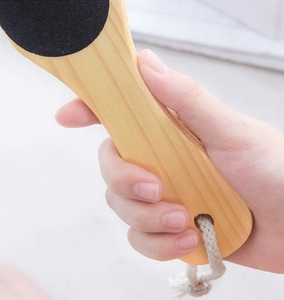 Chuyên Nghiệp Gỗ Ped Double Side Khô Ướt Rasp Grater Pedicure Công Cụ Scrubber Lọc Scraper Tẩy Tế Bào Chết Callus Remover Foot Tập Tin - Product Image 3