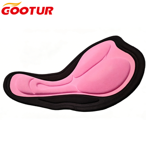 Coussin de selle de vélo 3D <span class=keywords><strong>rembourré</strong></span> pour <span class=keywords><strong>femme</strong></span>, ergonomique, absorbant les chocs, en mousse à mémoire de forme respirante et douce avec trou - Product Image 4