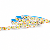 Lampu LED Pita PCB 12V 2835 192 LED/m 18W/m 3000K Putih Hangat 8mm Satu Baris 5m Gulungan IP20 Dapat Diredupkan dengan Remote Control