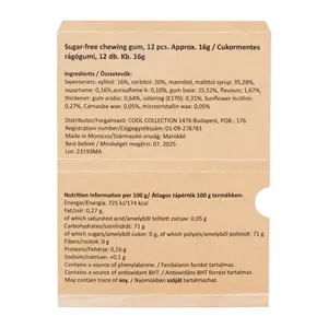 Gomma da masticare in blister CreaChew 12 Eco gadget personalizzati - Product Image 3