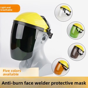 Máscara Protectora Tipo Casco Ligera Resistente a Impactos, <span class=keywords><strong>de</strong></span> Cara Completa, para Soldadura, Pulido, Aplicación <span class=keywords><strong>de</strong></span> Pesticidas, Transparente/Verde/Marrón - Product Image 5