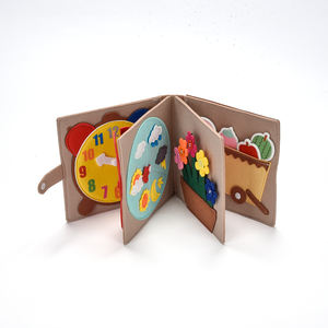 <span class=keywords><strong>Meilleur</strong></span> cadeau livre en tissu froissé multisensoriel pour les nourrissons nouveau-né bébé jouet d'éducation précoce différentes textures livre doux - Product Image 4