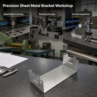 Support de montage de carte PCB sur mesure en U en acier inoxydable pour l'électronique, fabriqué par une usine OEM