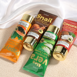 <span class=keywords><strong>Nettoyant</strong></span> <span class=keywords><strong>visage</strong></span> doux hydratant au collagène d'escargot, <span class=keywords><strong>nettoyant</strong></span> facial naturel, gommage exfoliant à l'or 24 carats, à l'aloe vera, à la papaye et à la noix de coco - Product Image 4