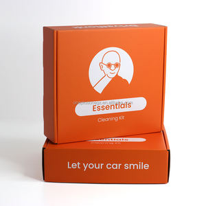 Caja de Regalo de Cartón Corrugado Naranja Personalizada para Sérum para el Cuidado de la Piel, Caja de Embalaje de Papel Reciclable y Duradera - Product Image 3
