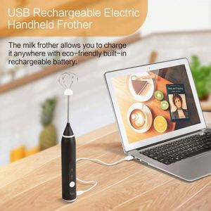 Wholesale 3rd Gear Rechargeable Milk Frother Handheld Whisk Foam Maker Custom Logo - Product Image 6