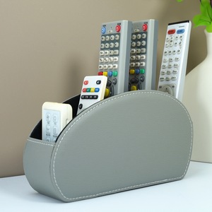 LG8175 MOQ bajo logotipo personalizado soporte de Control remoto 5 compartimentos Oficina hogar tocador caja de almacenamiento de medios organizador de oficina - Product Image 1