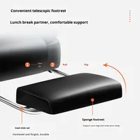 Chaise de bureau en cuir, confortable pour longues sessions, ergonomique, pivotante, réglable, base en acier, vérin à gaz 4 positions