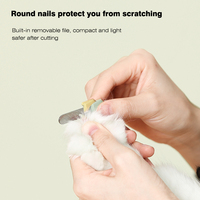 Coupe-ongles pour animaux de compagnie personnalisé Vansity avec lumière LED, verrouillage de sécurité, broyeur électrique pour ongles d'animaux avec coupe-griffes