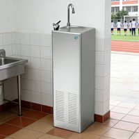 Fontaine à eau potable publique personnalisée en acier inoxydable 304, portable, autoportante, pour l'extérieur et l'intérieur