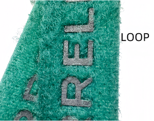 उच्च गुणवत्ता वाले गैर-गोंद ऑल-पॉलिएस्टर विस्कोज बकल बेल्ट साधारण हुक लूप कपड़े के सामान के लिए - Product Image 4