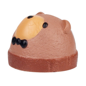 Pu Bear Cake Shape Fidget Toy Slow <b>Rebound</b> Stress Reliever Unisex 8 To 13 Years - Product Image 4