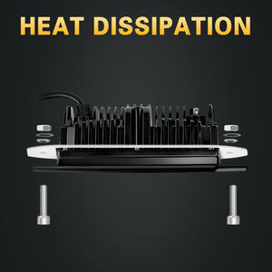 Vente en gros usine : Phare de travail LED à montage encastré, simple rangée, 40W, pour véhicules tout-terrain, voitures, camions, bateaux, SUV, <span class=keywords><strong>4x4</strong></span> - Product Image 5